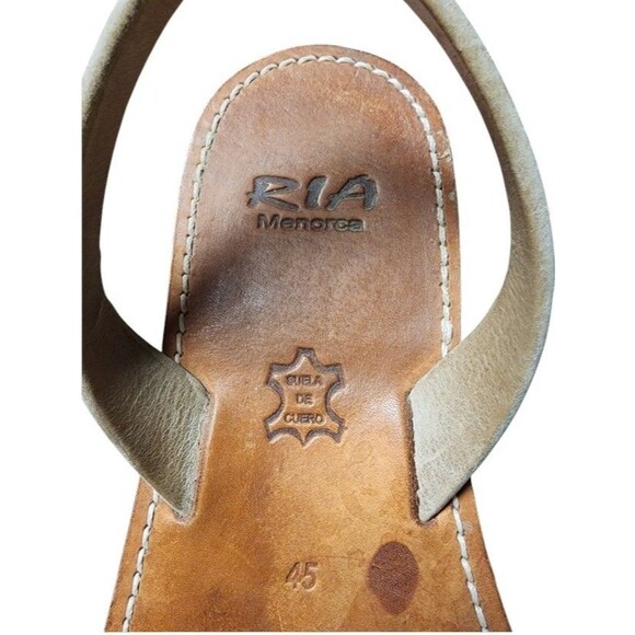 Ria Menorca Leather Sandals Size EU 45 - Picture 8 of 8